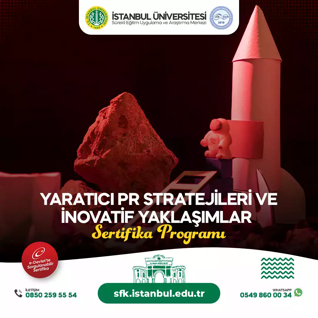 Yaratıcı PR Stratejileri ve İnovatif Yaklaşımlar Sertifika Programı